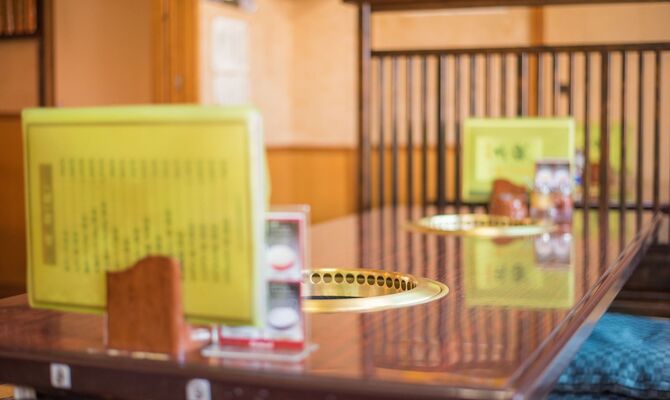 焼肉屋の店内